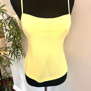 NWT La Perla Vintage Yellow Spaghetti Strap Top